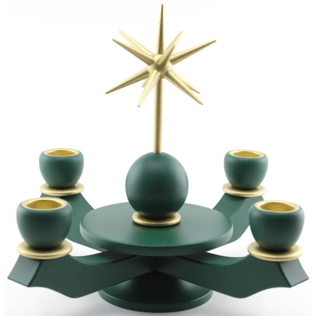 Seiffener Volkskunst Enzmann &amp; Meyer | echt erzgebirgischer Weihnachtsleuchter | Weihnachten Tischde
