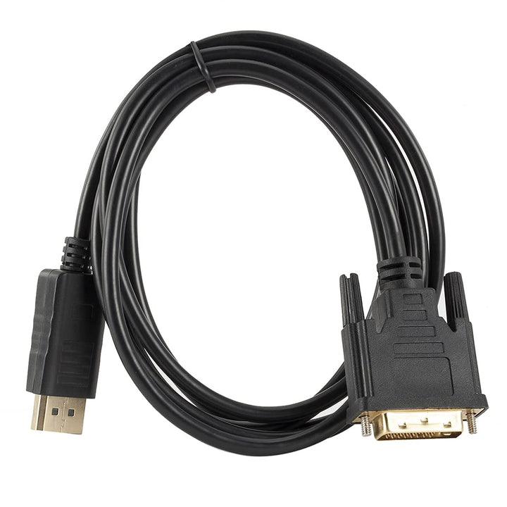 PremiumCord Adapterkabel DisplayPort auf DVI m/5 m, DP auf DVI 1.bis zu 1, 65Gbps, kompatibel mit Vi