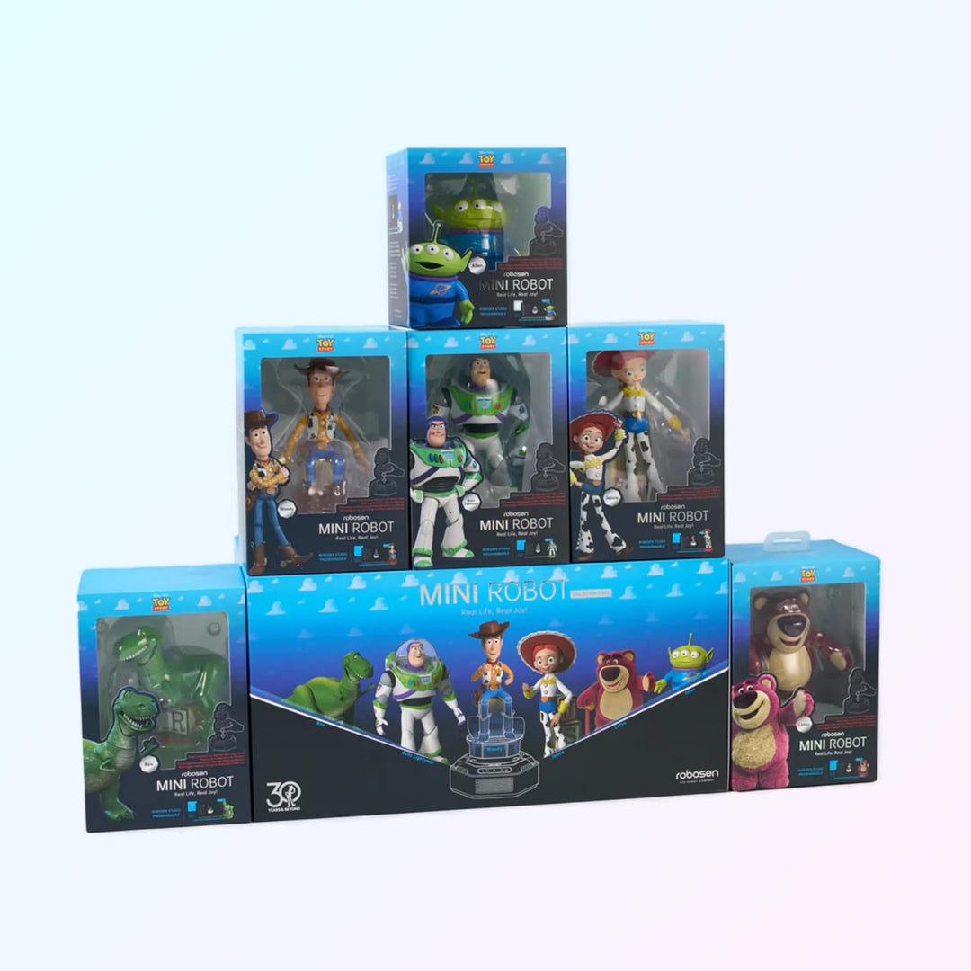 Robosen Toy Story Mini-Roboter Sammlerset – Interaktive Smart-Figuren mit Stimme & Bewegung | Woody,
