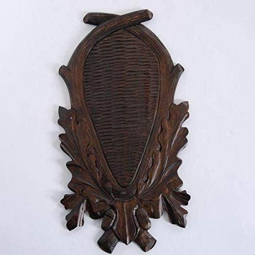 GTK - Geweihe & Trophäen KRUMHOLZ Trophäenschild geschnitzt für Rothirsch Hirschgeweih Hirsch