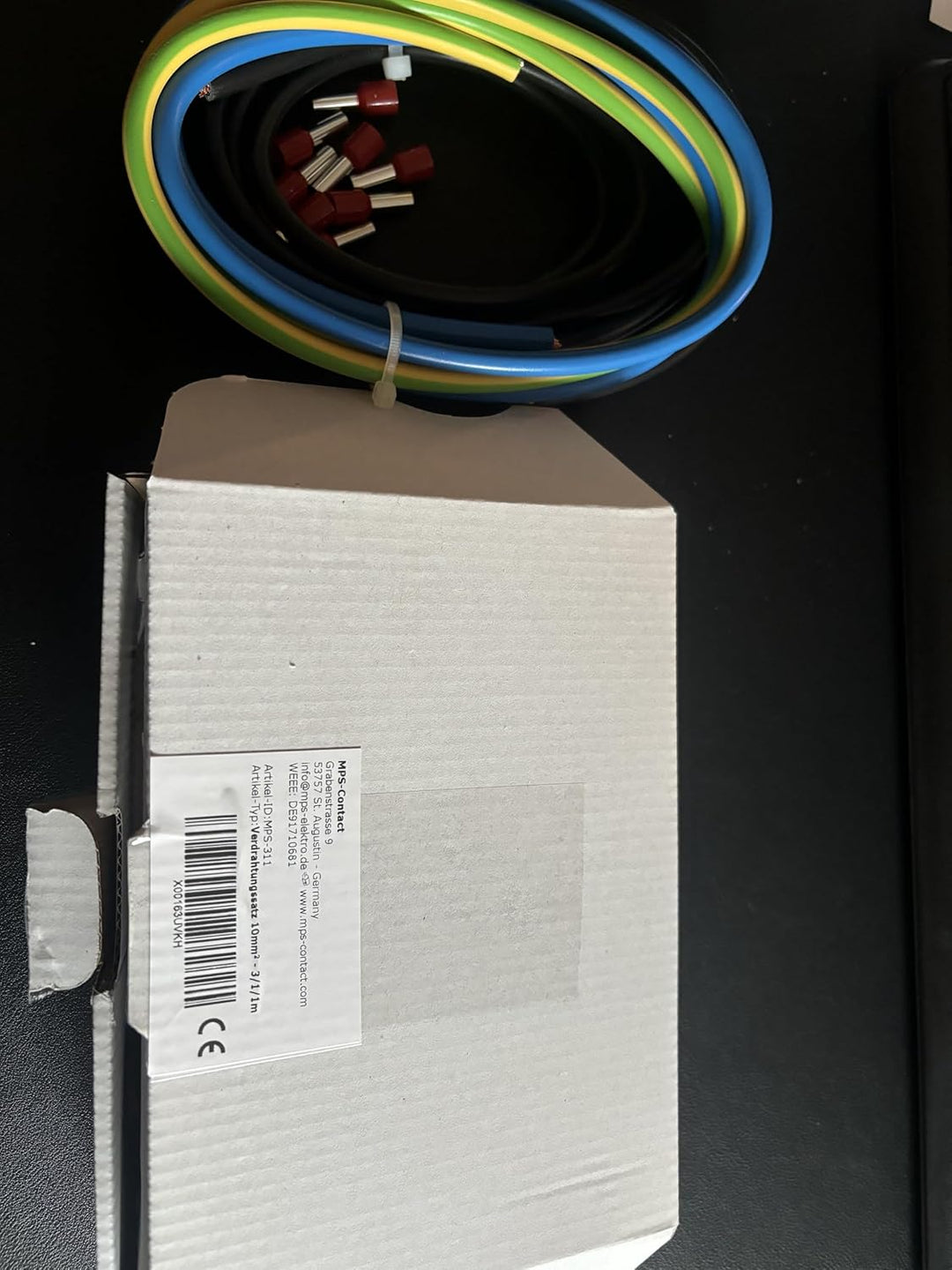 Verdrahtungssatz 10mm² 10mm2 3/1/1 Meter H07V-K flexibel Verdrahtungsleitung Aderleitung Kabel mit A
