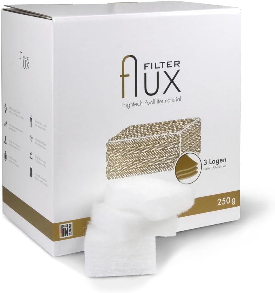 Filter Flux Hightech Poolfiltermaterial Made in Germany - Filtersegmente aus Polymerfasern für Pool