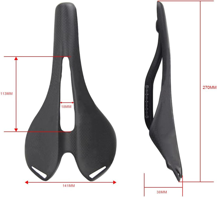 RXL SL Rennrad Sattel Fahrradsitz MTB Sattel Schwarz für Männer Frauen MTB Sattel Carbon fahrradsatt