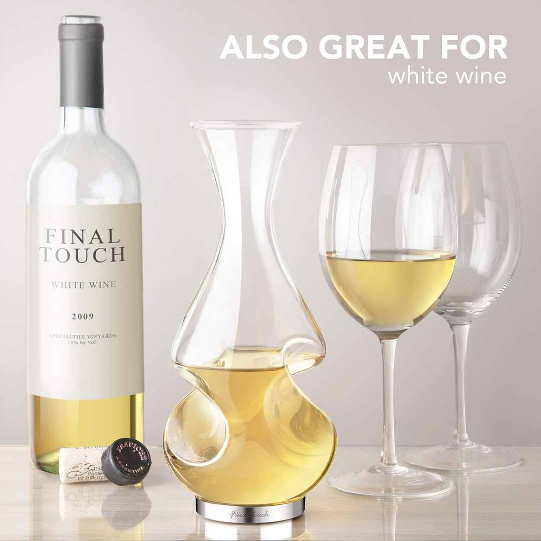 Final Touch Conundrum B00D8ZIYXO Weinbelüfter und Dekanter, Glas (farblos) Einzigartiges, Einzigarti