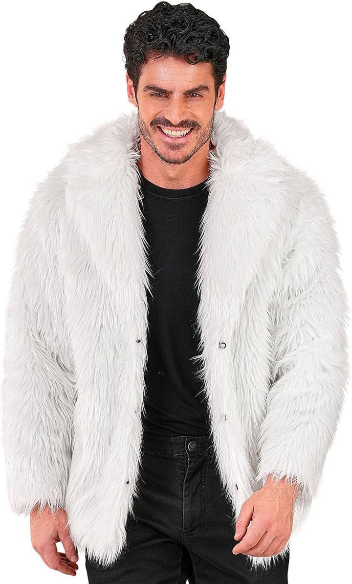 W WIDMANN MILANO Party Fashion - Kunstfell-Jacke für Damen und Herren, Plüschjacke, Kostüm, Party Ou