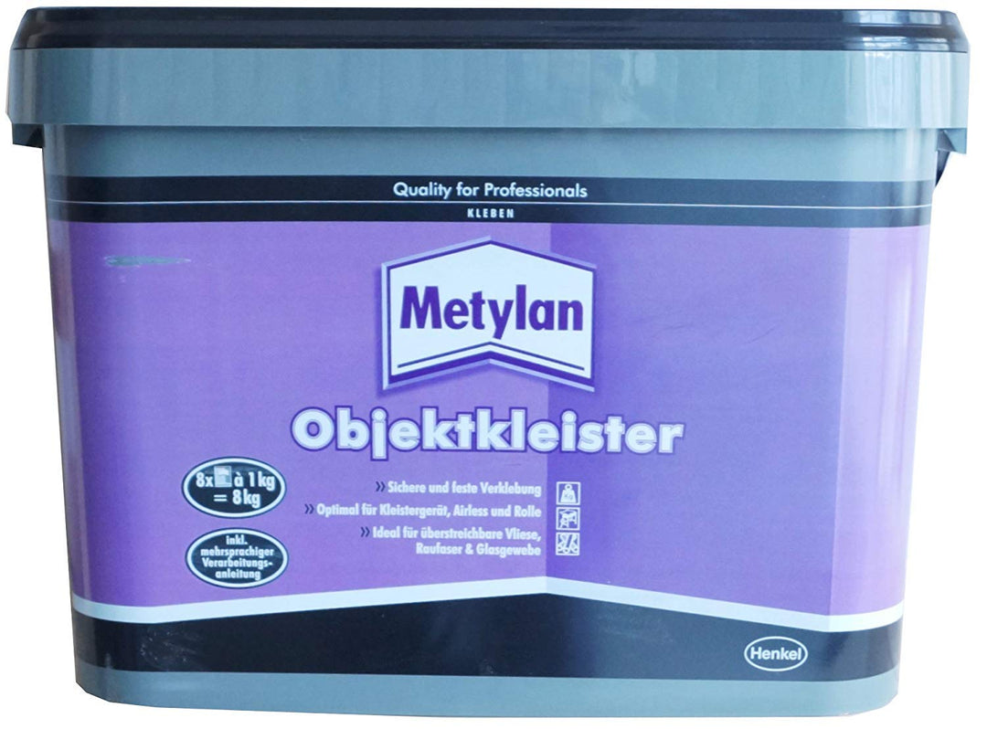 8 kg Henkel Metylan Objektkleister - Reichweite bis zu 60 m² pro 1 kg
