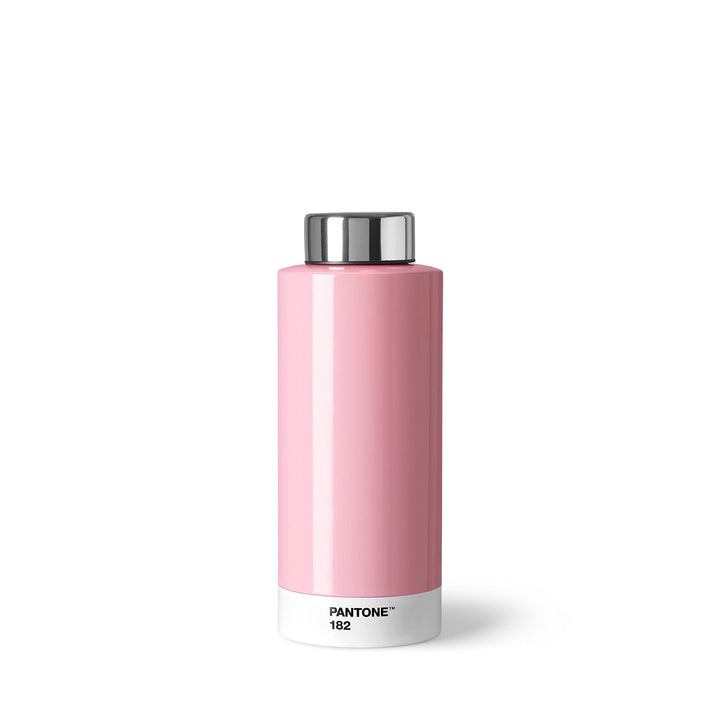 PANTONE Trinkflasche, doppelwandiger rostfreier Edelstahl mit Thermo-Funktion, auslaufsicher, 500 ml