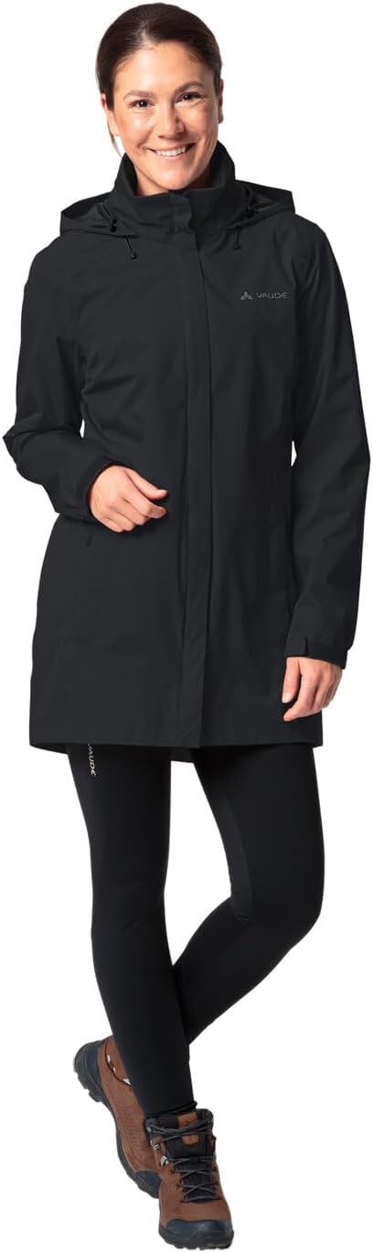 VAUDE Damen Women's Escape Parka Jacke 34 Schwarz, 34 Schwarz
