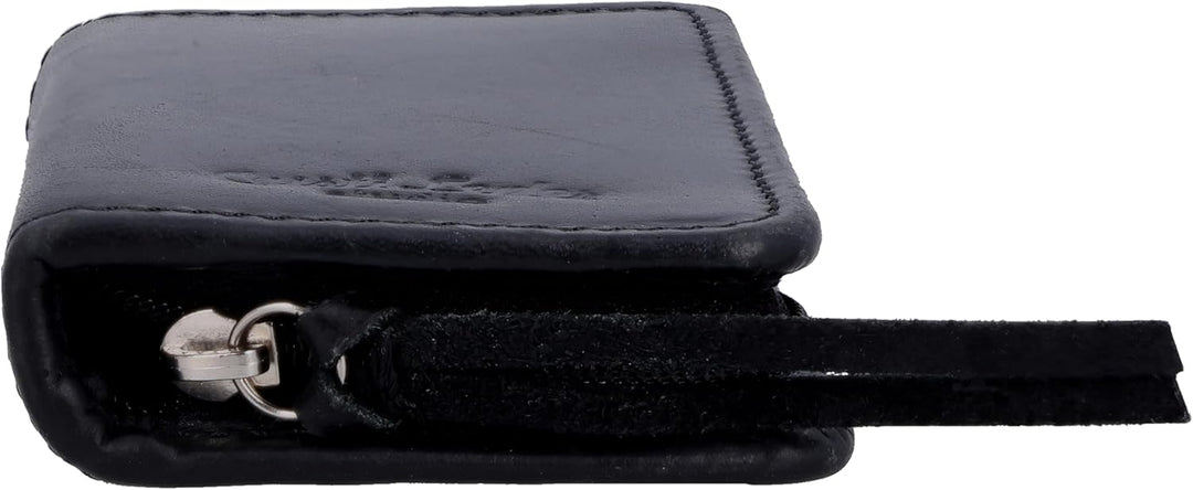 Gusti Leder Maniküre Alizee - Etui Nageletui Nagelpflegeetui Maniküreetui Damen Herren Leder Schwarz