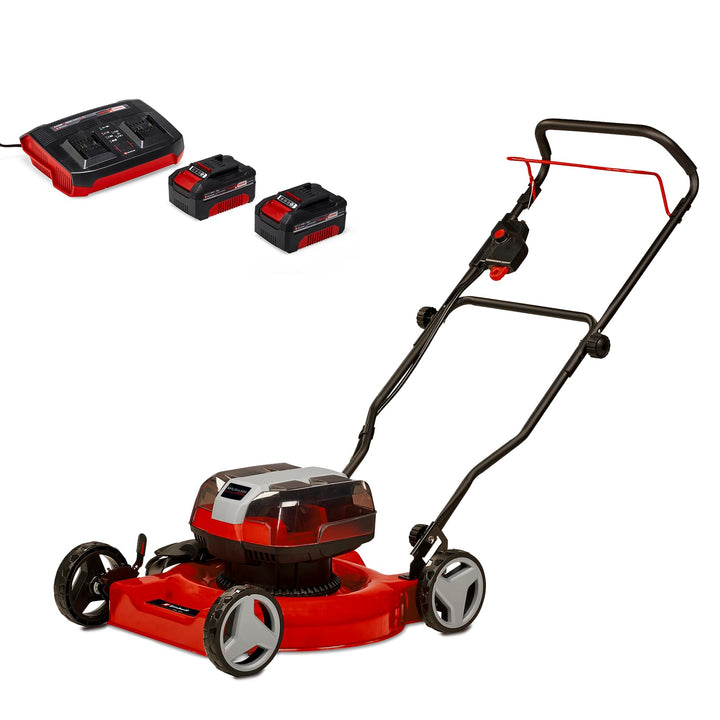 Einhell Akku-Rasenmäher GE-CM 36/48 Li M Power X-Change (Li-Ion, 36 V, Double Twin-Pack-Technologie,