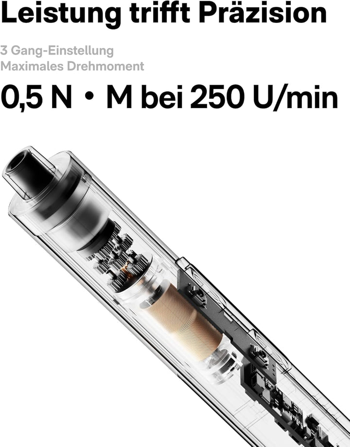 HOTO SNAPBLOQ™ S-A01 Mini Elektro Schraubendreher Set, Magnetische Präzisions-Schraubendreher Kit, 3