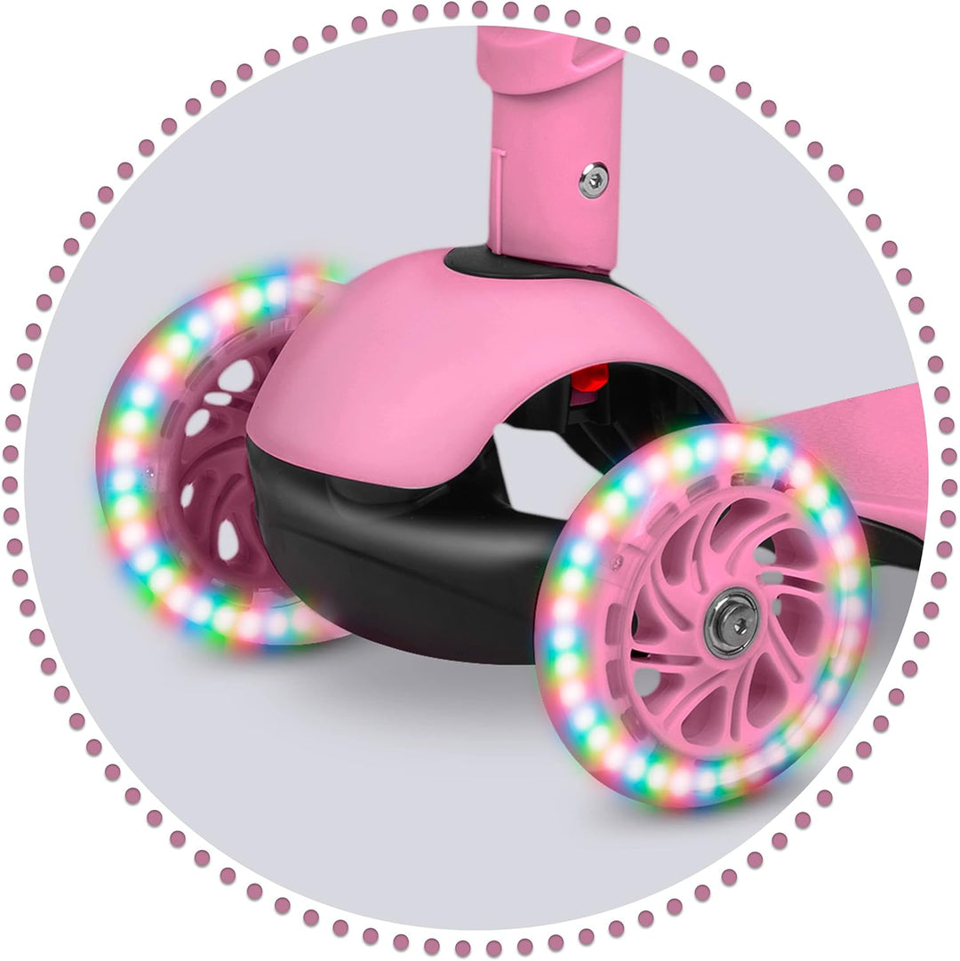 Ricokids 3-in-1-Laufroller für Kinder – Roller DREI Rollen - Kinderroller 3 Räder – Kinderroller ab