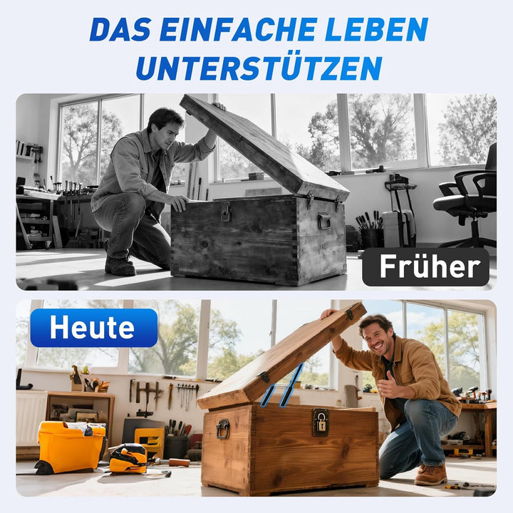 ARANA 400MM 300N Gasdruckfedern, 30cm 31KG Gasfeder Ersatz Gasdruckdämpfer Hydraulisch Halterung Für