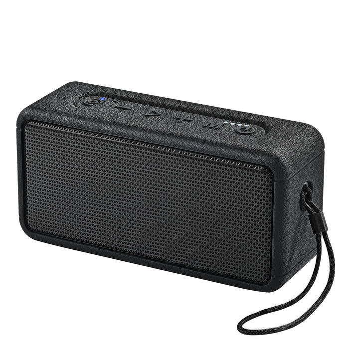 GB03 30W Bluetooth 6.0 Lautsprecher mit DSP-Audio, IPX7, 24H Spielzeit, Type-C, Lederoptik. Starker
