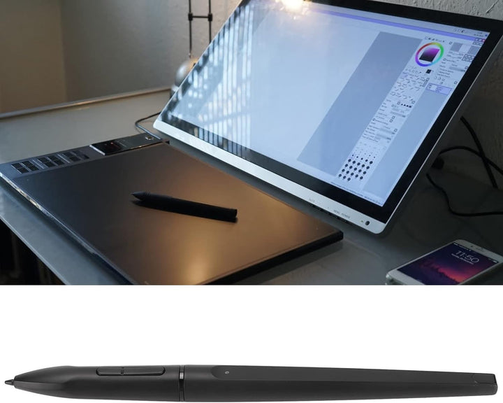 Dpofirs PE150 Wiederaufladbarer Stift Eingabestift für Huion INSPIROY G10T WH1409, Programmierbare T