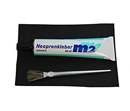M2 Neopren Reparatur Set mit Pinsel