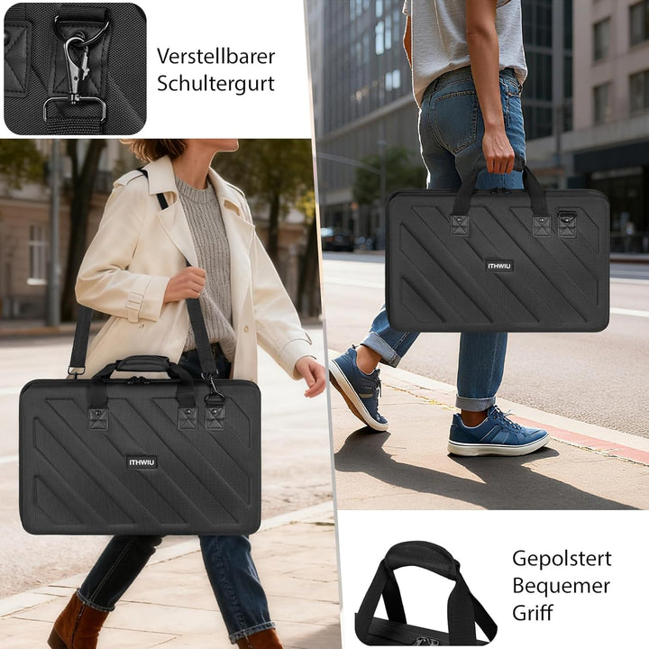 OUUTMEE Hart Reise Tragen Tasche für Pioneer DDJ SR SR2 RR Denon MC4000 Numark NVII Mixtrack Pro 3 N