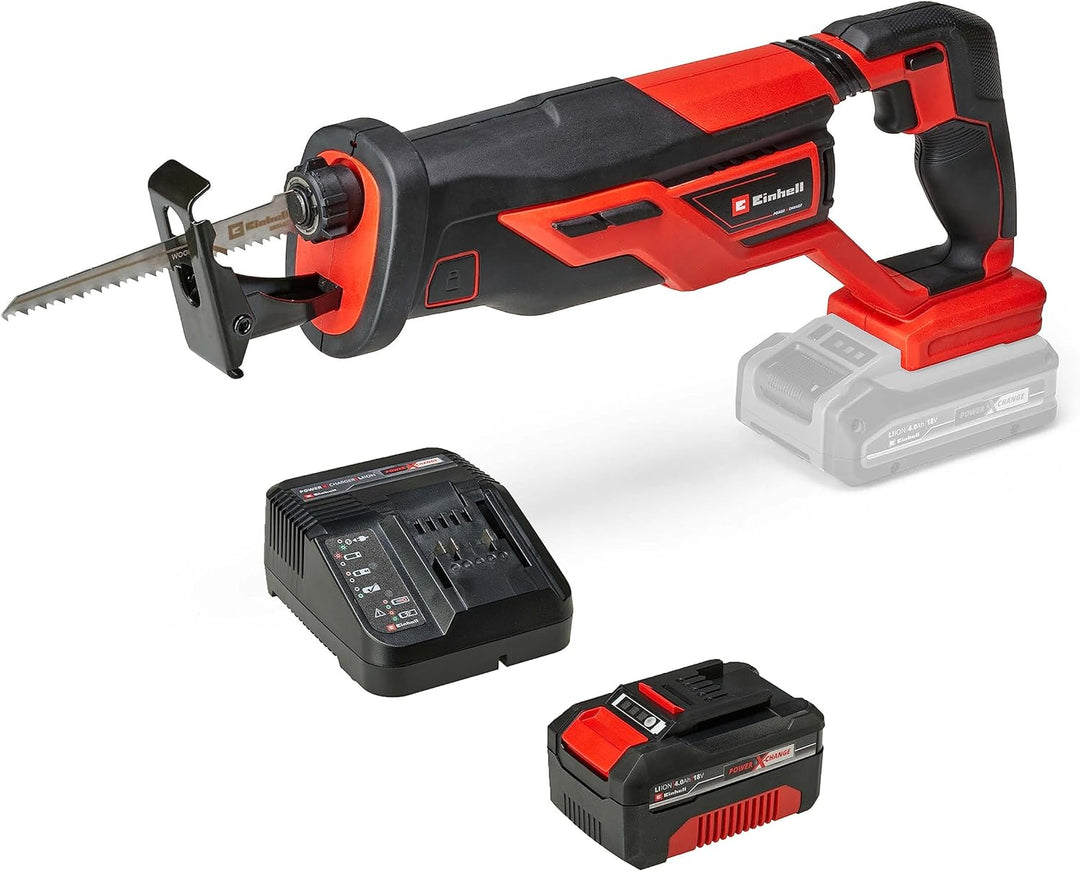 Einhell Akku-Universalsäge TE-AP 18/26 Li Power X-Change (18V, 26 mm Hubhöhe, 18 cm Schnitttiefe in