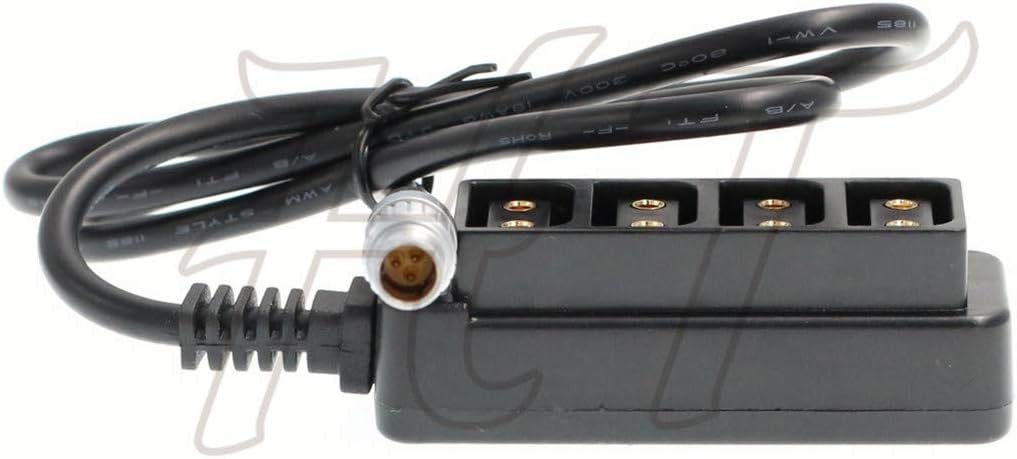 HT 12 V 3-Pin 4-Port D-Tap Power Splitter für Steadicam Zephyr Archer2, Female P-Tap Adapter Hub Kab