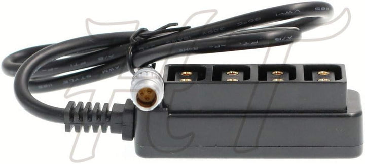 HT 12 V 3-Pin 4-Port D-Tap Power Splitter für Steadicam Zephyr Archer2, Female P-Tap Adapter Hub Kab