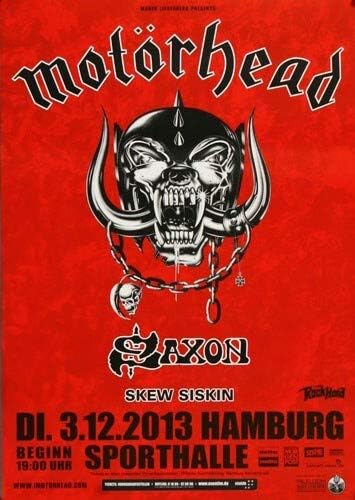 Motörhead - End of Time, Hamburg 2013 » Konzertplakat/Premium Poster | Live Konzert Veranstaltung |