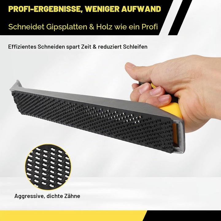 Qivine Gipskartonhobel Hobel Holz, Gipshobel Gipskarton Hobel mit 2 Blätter, Fasenhobel Trockenbau W