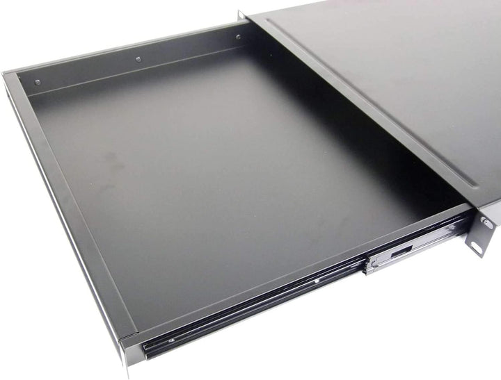 Adam Hall 19" Parts 874 E 01 A - ERGO 19" Aluminium Rackschublade 1 HE Aluminum 1 HE, Aluminum 1 HE
