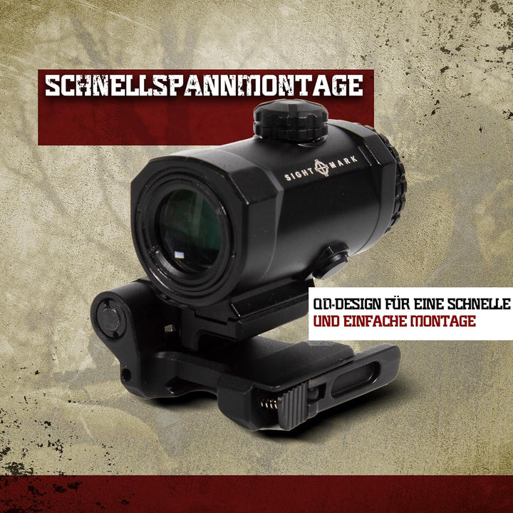 SIGHTMARK® XTM-3 Magnifier mit LQD Flip to Side Montage