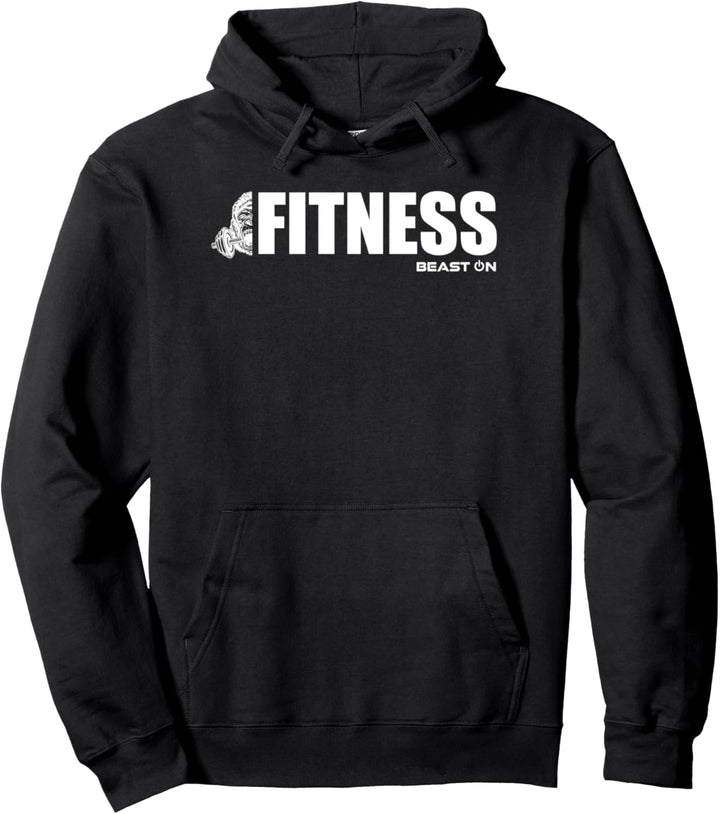 FITNESS | Gorilla Hantel | GYM Motivation Fitness Sprüche Pullover Hoodie