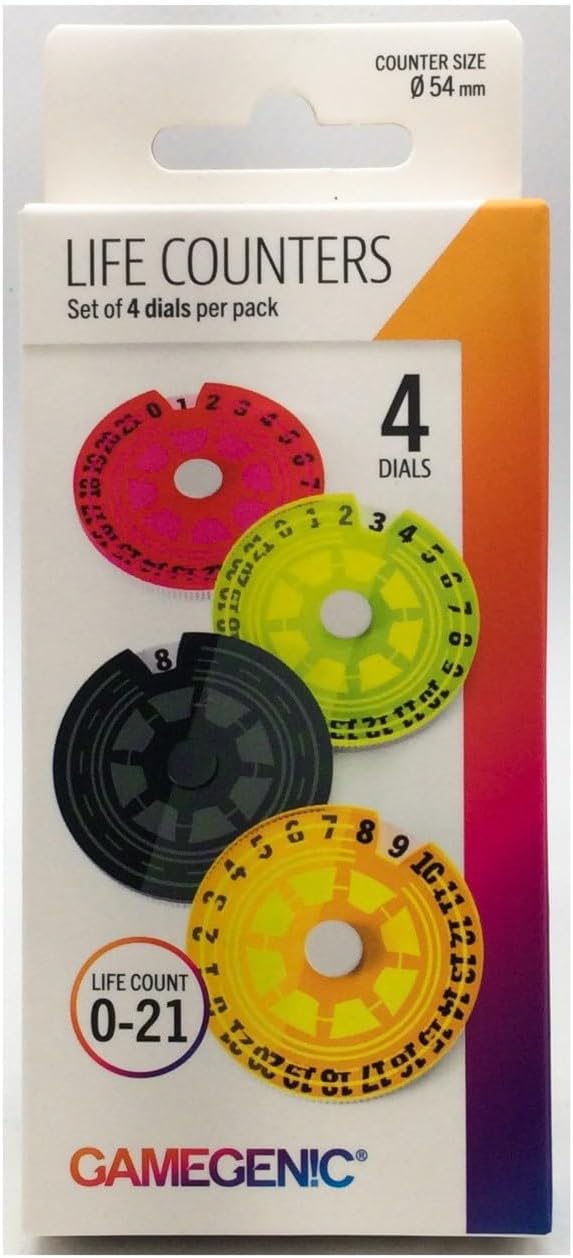 Gamegenic, Life Counters Set of 4 Single Dials