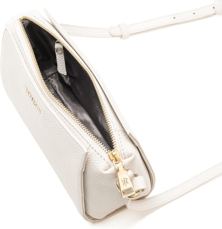Lazarotti Bologna Leder Umhängetasche Damen | verstellbarer Schultergurt | mittelgrosse Crossbody Ba