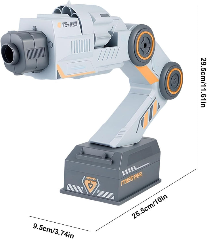 Starnearby Smart Tracking Mechanical Arm Foam Blaster, Schultermontierter Roboterarm mit Sensor, Ste