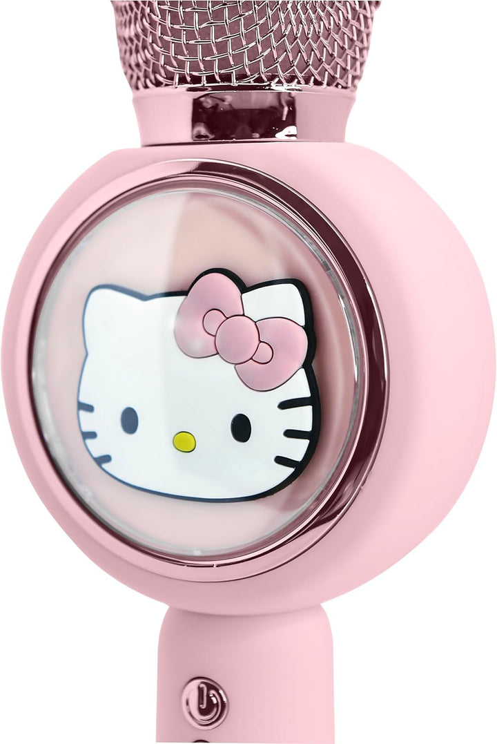 Hello Kitty Karaoke-Mikrofon mit kabellosem Lautsprecher und LED-Leuchten