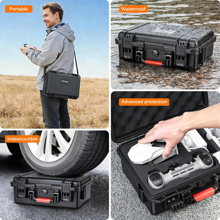 FPVtosky Hartschalenkoffer für Potensic Atom 2 / Atom Drohne, Aufbewahrungstasche für Atom/Atom 2/SE
