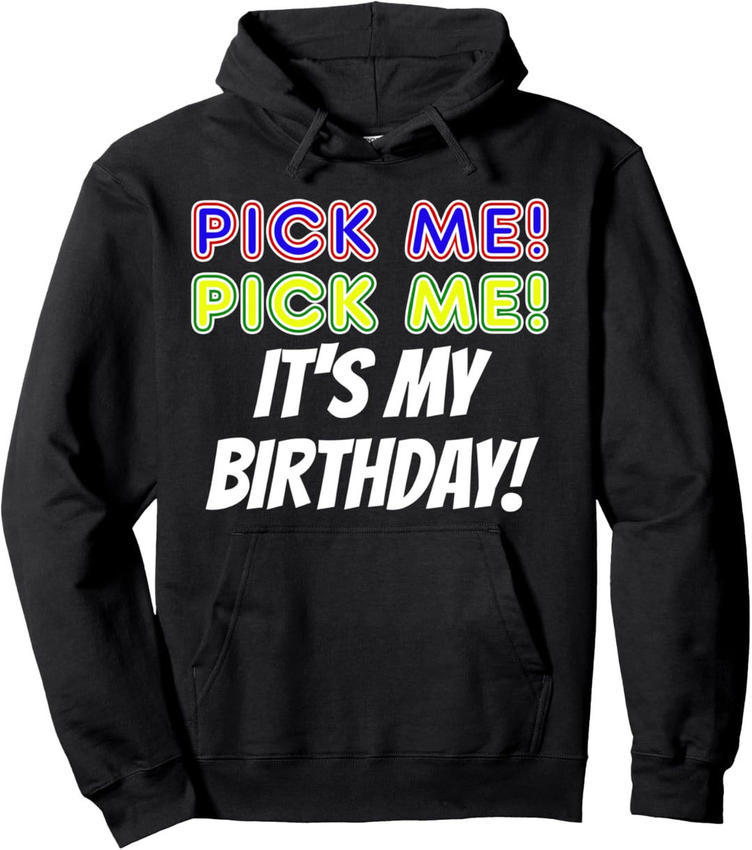 Wählen Sie mich Halloween Fun Birthday Game Show Teilnehmer Pullover Hoodie
