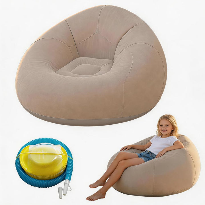 Aufblasbarer Sitzsack, Aufblasbares Stuhl Sofa, Sitzsack Aufblasbar, Aufblasbarer Lounge Sessel, Tra