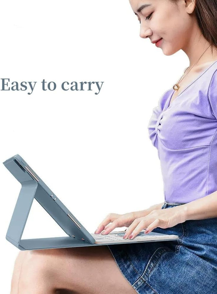 kaidisen Tastaturhülle mit Hintergrundbeleuchtung für Galaxy Tab S10 Lite/S10 FE/S9 FE 11 Zoll, Tab