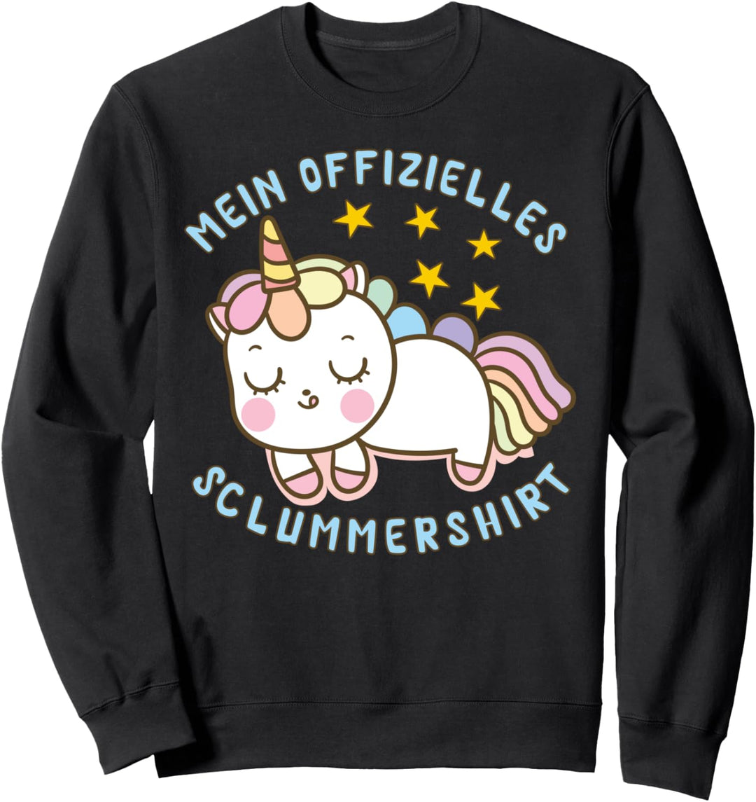 Baby Einhorn Design als Schlaf-Outfit Offizielles Schlummer Sweatshirt