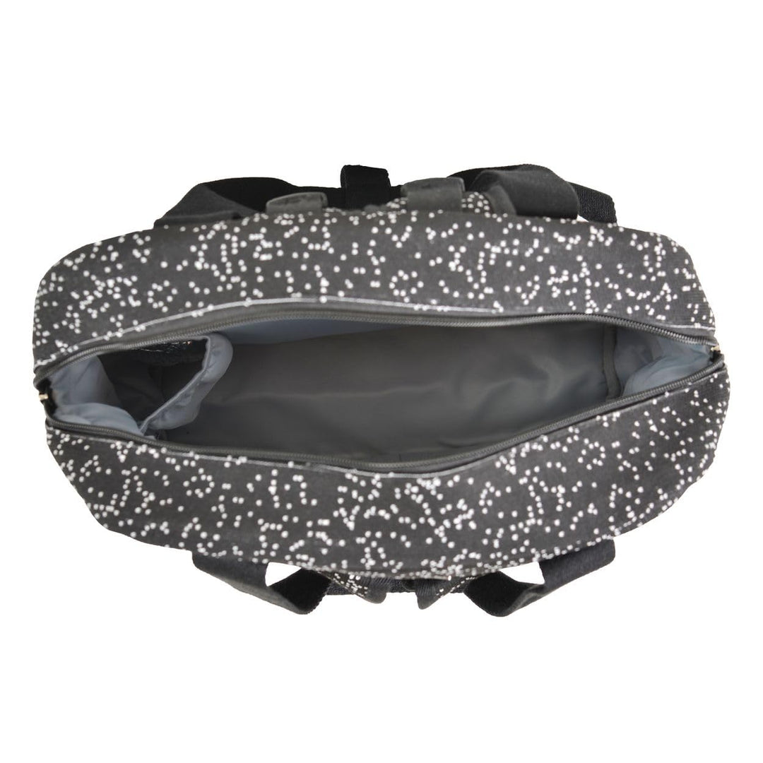 Cangaroo Wickeltasche Mivida Clips Wickelunterlage Reissverschluss Schultergurte schwarz, Schwarz