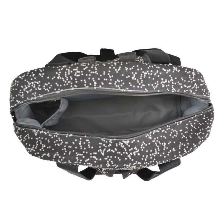Cangaroo Wickeltasche Mivida Clips Wickelunterlage Reissverschluss Schultergurte schwarz, Schwarz