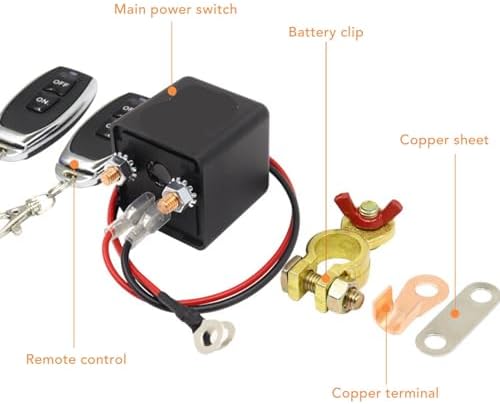 Kabelloser Batterietrennschalter für das Auto, Verbesserter Notausschalter für das Auto, Kfz-Fernbed