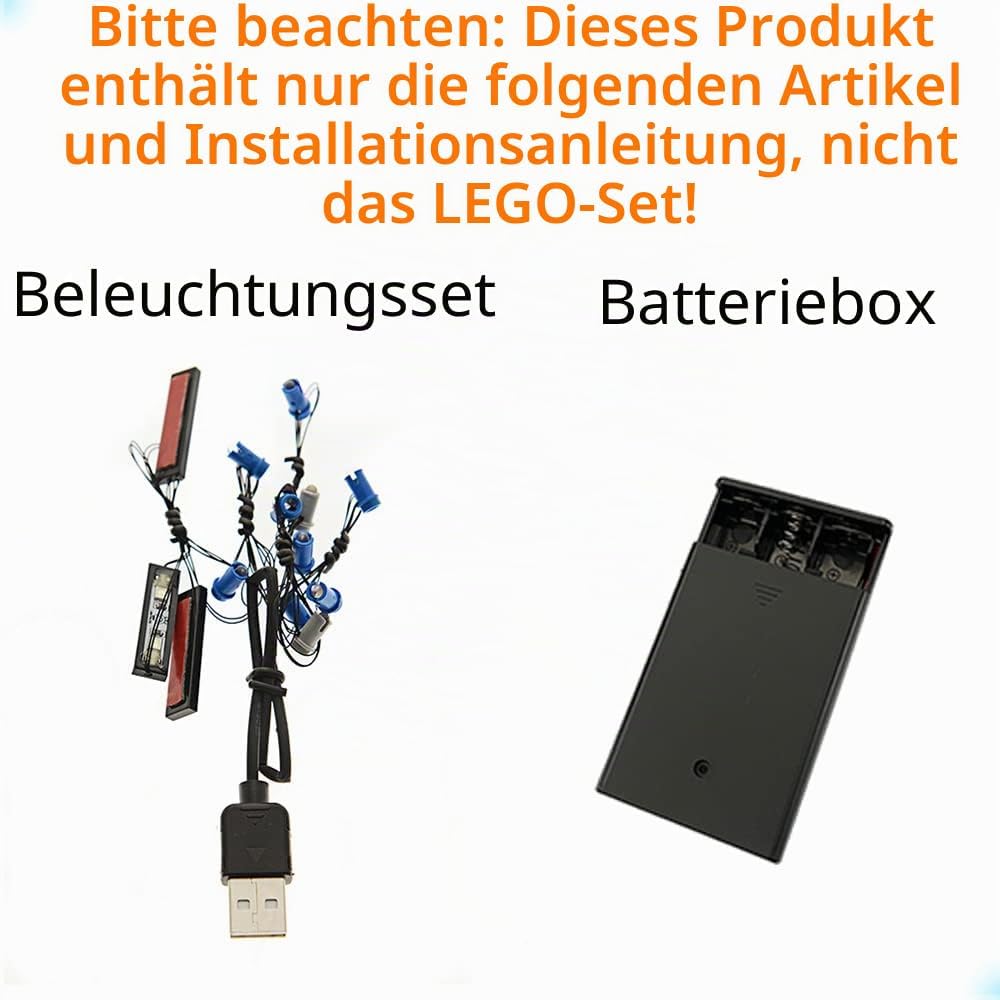 GEAMENT LED Licht-Set Kompatibel mit Lego Technic Ducati Panigale V4 R Motorrad - Beleuchtungsset fü