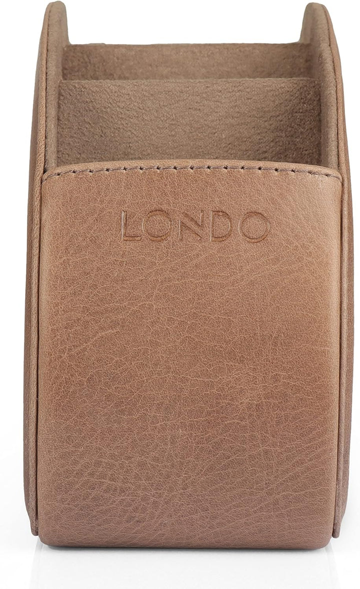 Londo Fernbedienungshalter mit 5 Taschen - Platz für DVD, Blu-Ray, TV, oder Apple TV Fernbedienungen