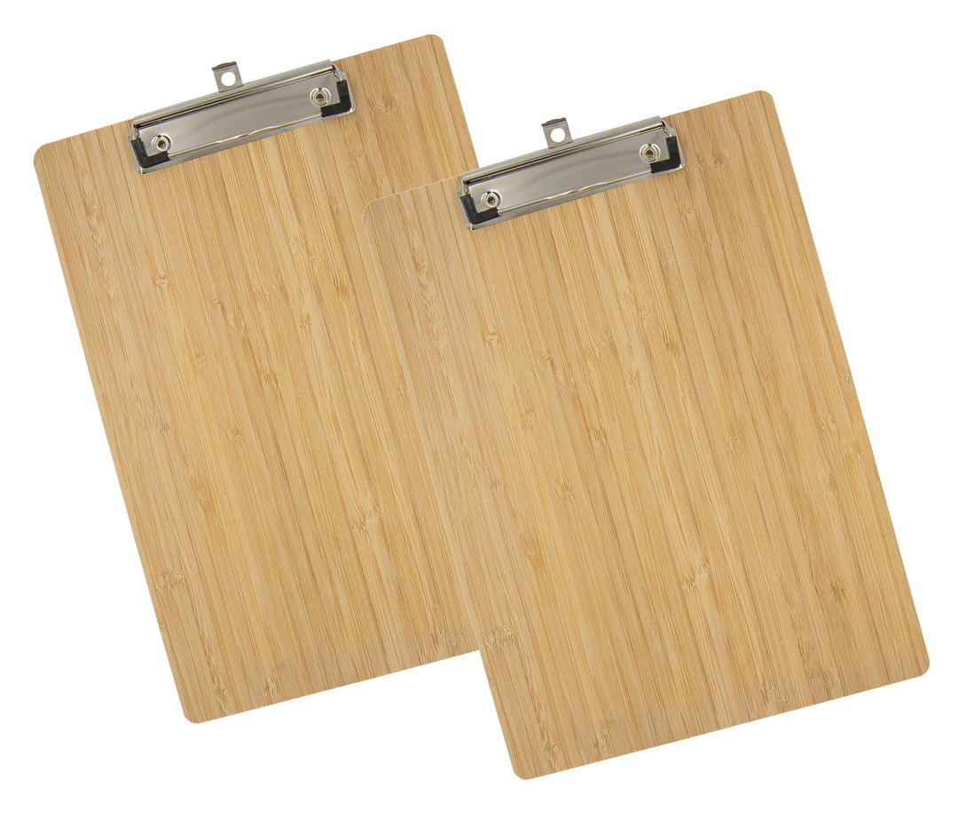 WEDO Klemmbrett DIN A4 aus Bambus, nachhaltiges Schreibbrett aus Holz, Clipboard für Büro und unterw