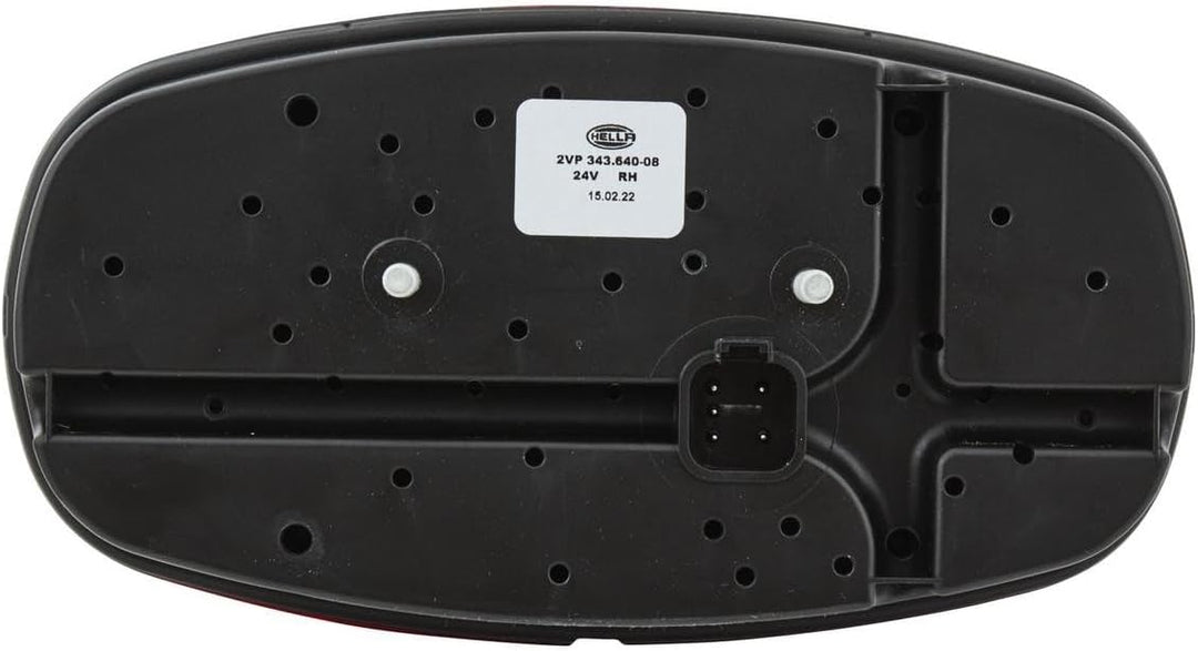 HELLA - Heckleuchte - Cargoluna - Glühlampe - 24V - Anbau/geschraubt - Lichtscheibenfarbe: mehrfarbi