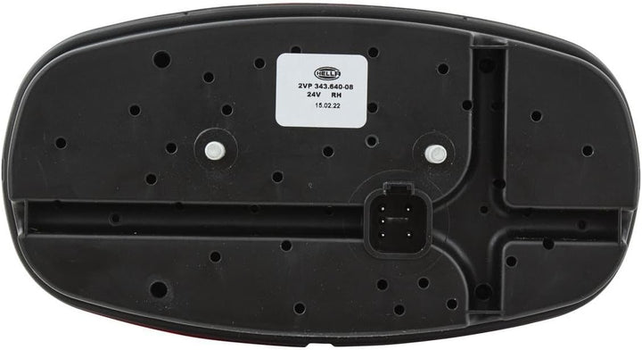 HELLA - Heckleuchte - Cargoluna - Glühlampe - 24V - Anbau/geschraubt - Lichtscheibenfarbe: mehrfarbi
