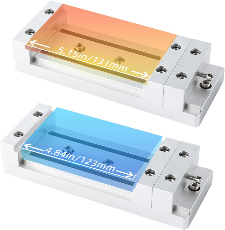 Aluminium Mini-Schraubstock Arbeitstisch Clamp für FoxAlien 3018-SE, Masuter 4040 und 4040-XE CNC-Fr