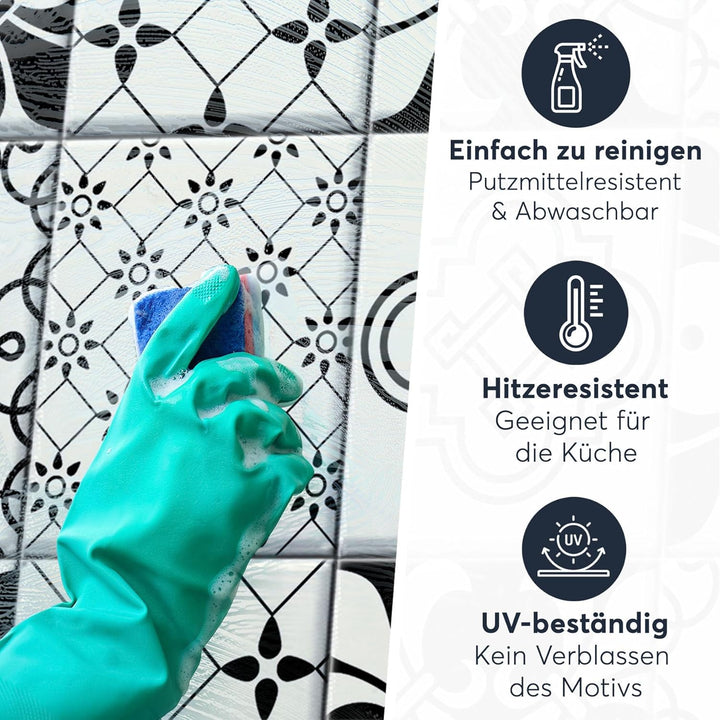 CREATISTO Klebefliesen Stickerfliesen Fliesenfolie - Klebefolie Aufkleber für Fliesen I Klebefliesen