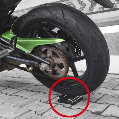 JFG RACING Motorrad -Radwalzen -Ständer Motorrad -Radreinigung für Reifenreinigung und Kettenschmier