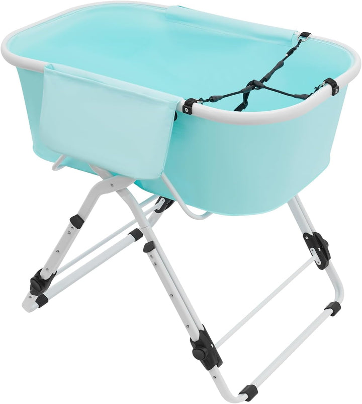 Hundebadewanne Faltbar Mit Einstellbarer Höhe (70-100cm) Für Zuhause Und Tierpflege, Tragbare Badewa